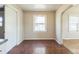 Simple dining area with hardwood floors and a window at 4035 Fairfield S Ave, St Petersburg, FL 33711