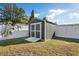 Large storage shed in backyard at 4016 W Mango Ave, Tampa, FL 33616