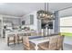 Open concept kitchen and dining area with modern design at 5807 Laurelcrest Gln, Palmetto, FL 34221