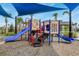 Modern playground with slides, climbing structures, and shade at 5807 Laurelcrest Gln, Palmetto, FL 34221