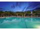 Community pool at twilight at 5807 Laurelcrest Gln, Palmetto, FL 34221