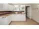 Bathroom with double vanity, granite countertops, and tile at 23104 Newcun Ave, Punta Gorda, FL 33980