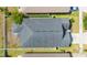 Aerial view of house, backyard, and screened patio at 14308 Edinburgh Moor Dr, Wimauma, FL 33598
