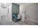 Upper hallway with a built-in workspace at 32094 Eastern Redbud Br, San Antonio, FL 33576
