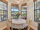 Breakfast nook with round table and large windows at 2707 De Montmollin Rd, Plant City, FL 33565