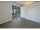 Bedroom with sliding glass doors leading to a patio at 3213 Oxford W Dr, Bradenton, FL 34205