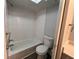 Clean and bright bathroom with a shower/tub combo at 314 Spring Lakes Blvd # 314-U, Bradenton, FL 34210