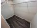 Spacious walk-in closet with wire shelving and wood-look flooring at 314 Spring Lakes Blvd # 314-U, Bradenton, FL 34210