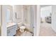 Clean and modern bathroom with shower/tub combo and vanity at 2184 Hyatt Dr, Port Charlotte, FL 33948