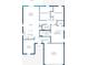 Open floor plan with three bedrooms, two bathrooms, a great room, and a two-car garage at 2184 Hyatt Dr, Port Charlotte, FL 33948