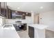 Modern kitchen with stainless steel appliances and island at 2184 Hyatt Dr, Port Charlotte, FL 33948