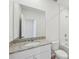 Bathroom features granite countertop, vanity and a shower-tub combination at 14061 Crutchfield Ct, Parrish, FL 34219