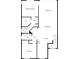 Second floor plan features primary bedroom, bath, and living areas at 6629 Pineview Ter # 5-201, Bradenton, FL 34203