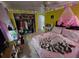 Girly bedroom with a bed and closet at 1041 Porpoise Rd, Venice, FL 34293