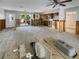 Open living space under renovation with new flooring at 4430 Huntington Ne St, St Petersburg, FL 33703