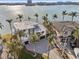 Luxury home, waterfront property with palm trees at 7801 9Th S Ave, St Petersburg, FL 33707