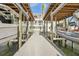 Convenient boat lift for easy access to the water at 7801 9Th S Ave, St Petersburg, FL 33707