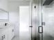 Beautiful bathroom features a glass shower and large vanity at 16760 Acapulco Rd, Punta Gorda, FL 33955
