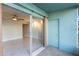 Private patio with sliding door access at 275 114Th N Ave # 2, St Petersburg, FL 33716