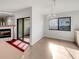 Dining area with hardwood floors and chandelier at 2364 Hanover Dr, Dunedin, FL 34698