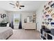 Bright bedroom with a dresser and plenty of space at 12211 Streambed Dr, Riverview, FL 33579