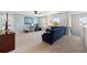 Spacious loft area with seating and home office at 12211 Streambed Dr, Riverview, FL 33579