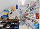 Well-stocked pantry with ample shelving at 12211 Streambed Dr, Riverview, FL 33579