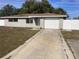 Ranch style home with attached garage and fenced backyard at 7539 Marechal Ave, Port Richey, FL 34668