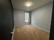 Neutral carpeted bedroom with light blue walls, window, and natural light at 1570 Fox Grape Loop, Lutz, FL 33558