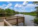 Relaxing waterfront dock with river views at 5923 Sandstone Ave, Sarasota, FL 34243