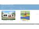 Brochure showcasing the exterior elevation of the house with street address, home site, and square footage at 14517 Coastal Woodland Ln, Parrish, FL 34219