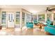 Inviting sunroom with comfortable seating, large windows, and glass block details, bringing the outdoors in at 105 17Th Ne Ave, St Petersburg, FL 33704