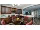 Contemporary kitchen with an open layout and stainless steel appliances and fixtures at 5320 Aqua Breeze Dr, Bradenton, FL 34208