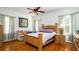 Cozy main bedroom with plenty of natural light and ample closet space at 5320 Aqua Breeze Dr, Bradenton, FL 34208