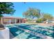 Recreational shuffleboard court and picnic area on the property, providing community amenities at 7710 Danube Dr # A, Hudson, FL 34667