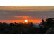 Sunset over the ocean with silhouetted trees and rooftops at 415 N Bay Blvd, Anna Maria, FL 34216