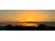 Brilliant sunset sky over treetops, showcasing vibrant colors at 415 N Bay Blvd, Anna Maria, FL 34216