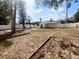 Expansive backyard with mature trees, a privacy fence, and brick features at 913 27Th E St, Bradenton, FL 34208