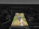 Aerial view of property showing the layout of property lines and surrounding wooded area at 6604 Stafford Terrace Ave, Plant City, FL 33565