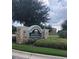Elegant community sign for Baywood Summerwood surrounded by landscaping and trees at 7037 Towering Spruce Dr, Riverview, FL 33578