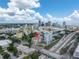 Aerial view of the property showcasing its location near downtown, with easy highway access at 750 4Th S Ave # 601H, St Petersburg, FL 33701