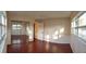 Inviting bedroom featuring hardwood floors, mirrored closet doors, and plenty of natural light at 6026 22Nd N Ave # 4, St Petersburg, FL 33710