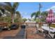 Relaxing deck area, offering scenic views of the peaceful canal at 1768 Suffolk Dr, Clearwater, FL 33756