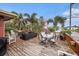Inviting outdoor deck with comfortable seating and scenic waterfront views at 1768 Suffolk Dr, Clearwater, FL 33756