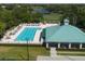 Community pool and pool house provides a great place to relax with Gathering and friends at 5011 88Th E St, Bradenton, FL 34211