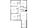 Floor plan of the second floor showing bedrooms, baths and loft area at 14853 Crescent Rock Dr, Wimauma, FL 33598