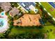 Aerial view of the community playground and pool at 20227 Autumn Fern Ave, Tampa, FL 33647