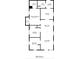 This floor plan shows the layout of the house, including the living room, kitchen, bedrooms and bathrooms at 2634 E 38Th Ave, Tampa, FL 33610