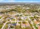 Aerial view shows the property's location with neighborhood and green spaces at 6731 Ranger Dr, Tampa, FL 33615