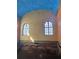 Interior room with a unique architectural style, featuring a blue domed ceiling and arched windows at 1827 2Nd E Ave, Bradenton, FL 34208